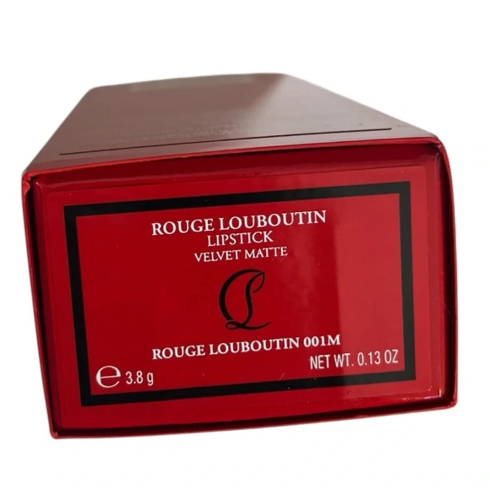 Christian Louboutin NWT‎ Rouge 001M Velvet Matte Lipstick Red Beauty